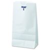 General GW6500 #6 Paper Grocery Bag, 35lb White, Standard 6 x 3 5/8 x 11 1/16, (Case of 500 Bags) - Image 3