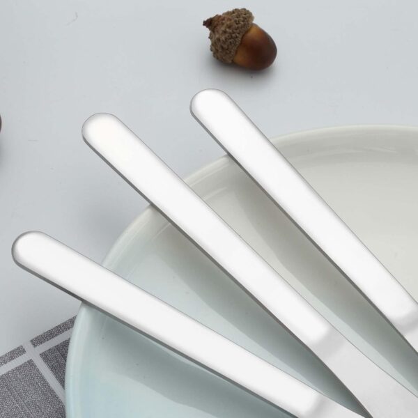 36 Pieces Dinner Knives Set, 8.1 Inches Table Knives Set, Durable Butter Knife, Food Grade Stainless Steel Dinner Knife, Cost-effective Knives Silverware - Mirror Polished, Dishwasher Safe - Image 4