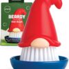 New! Beardy Gnome Dish Brush by Ototo - Dish Scrub Brush, Gnomes, Quirky Gifts, Dish Brush, Cute Kitchen Accessories, Funny Kitchen Gadgets, Vegetable Brush, Cute and Useful Gifts for Women