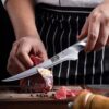Fillet Knife 7 Inch, Super Sharp Boning Knife in High Carbon Stainless Steel, Professional Japanese Fish Knives for Meat Poultry Cutting - Image 5