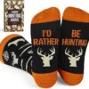 VICRAZY Men's Hunting Accessories - Gifts for Hunters, Dad, Husband - Hunting Socks