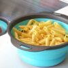 Set of 3 Niklye Ultimate Kitchen Strainers includes 1-10 inch & 2-12 inch. Collapsible Silicone Colanders For Easy Storage - Use with Pasta & Veggies or as a Fruit or Berry Bowl with Strainer., large - Image 5