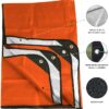 Arcturus Heavy Duty Survival Blanket – Insulated Thermal Reflective Tarp - 60" x 82". All-Weather, Reusable Emergency Blanket for Car or Camping (Orange) - Image 3