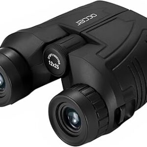 Occer 12x25 Compact Binoculars for Adults and Kids, Large Eyepiece Waterproof Binocular with Low Light Vision,High Powered Easy Focus Binoculars for Bird Watching,Outdoor Hunting,Travel,Sightseeing