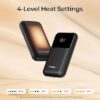 Hand Warmers Rechargeable with Gift Box, Electric Hand Warmer with LED Battery and Temperature Display, 4 Heating Levels Portable Pocket Heater, for Men, Women, Hunting - Image 5