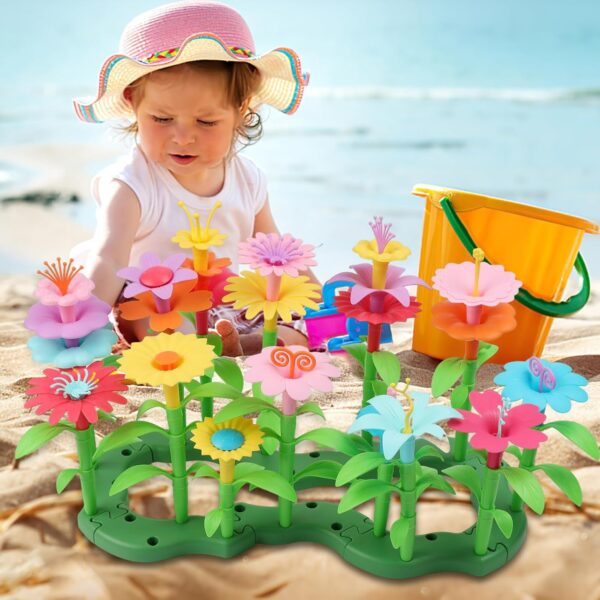 CENOVE Toddler Toys for 3 4 5 6 Years Old Boys Girls,Upgrade DIY Building Blocks Stacking,STEM Educational Kids Toys Brain Development Preschool Kindergarten Arts and Crafts Toy with Storage Box - Image 4