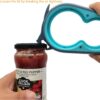Otstar Jar Opener Bottle Opener and Can Opener for Weak hands, Seniors with Arthritis and Anyone with Low Strength, Mutil Jar Opener Get Lids Off Easily (Blue and Grey) - Image 2