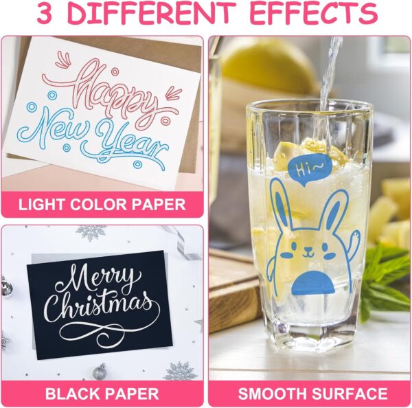 Glitter Markers Outline Glitter Pens: 12 Shimmer Metallic Tween Teen Girl Gifts Trendy Stuff 4-16 Year Old,Arts Crafts Kids Ages 8-12,Art Supplies Kids 6-8 9-12 10-12,Cute Cool Fun Crafts Girls 8-12 - Image 4