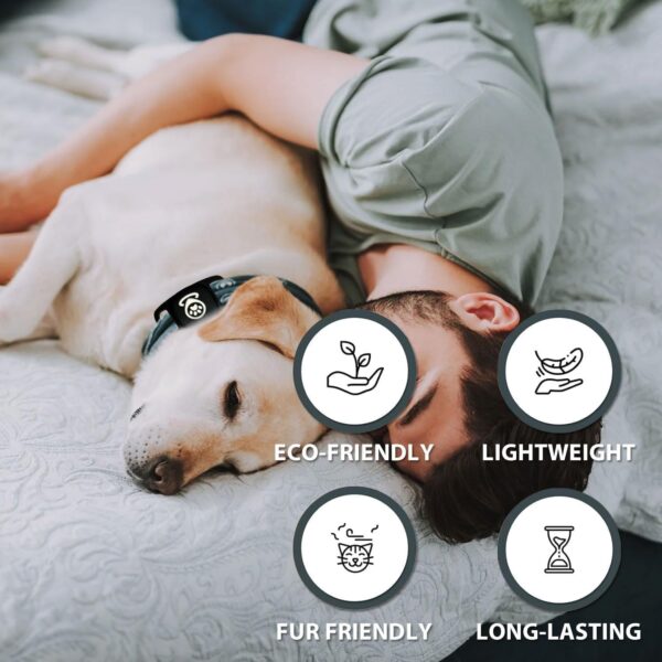 Pet Tracker for Dog, Dog Tracker Smart Pet Location Tracker with Holder, Personalized Smart Item Finder, MFi Certificated Dog Tracking Device, No Monthly Fee, Works with Find My(iOS Only), Black - Image 5