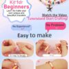 Mio Angle Bracelet Making Kit for Beginner 5000Pcs Preppy Polymer Friendship Bracelet Making with Charms Kit for Jewelry Making DIY Arts and Crafts Birthday Gifts Toys for Kids Age 6-13 - Image 2