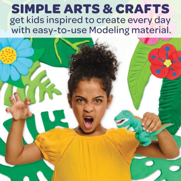 Crayola Model Magic Deluxe Variety Pack (14ct), Kids Air Dry Clay, 7oz, Bulk Modeling Clay Alternative, Easter Basket Essentials & Craft Supplies, 4+ - Image 5