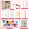 4 Set Kids Clay Arts and Crafts, Kid Craft Kit 8-12, Air Dry Clay Globe Lantern, Boys Art Kits, Girls Play Date Indoor Activities Group Projects Ages 7 8 9 10 11 Year Summer Camping Mothers Day Crafts - Image 3