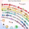 Mio Angle Bracelet Making Kit for Beginner 5000Pcs Preppy Polymer Friendship Bracelet Making with Charms Kit for Jewelry Making DIY Arts and Crafts Birthday Gifts Toys for Kids Age 6-13 - Image 4