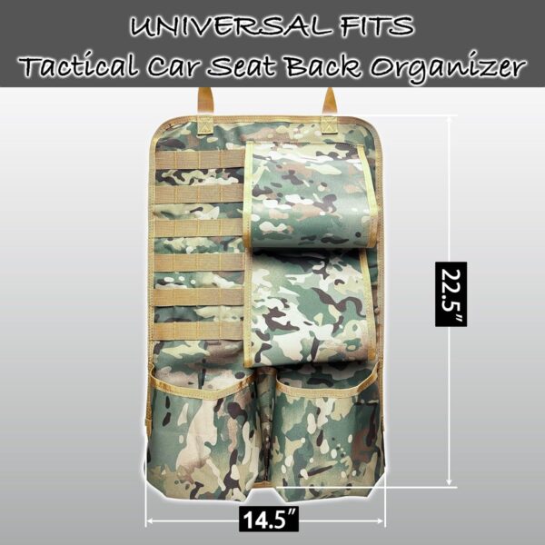 Truck Gun Racks Molle Seat Back Organizer for Vehicle Pickup SUV Car Gun Holder & Tactical Gears Hunting Rifle Storage - Image 3