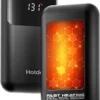 Hand Warmers Rechargeable with Gift Box, Electric Hand Warmer with LED Battery and Temperature Display, 4 Heating Levels Portable Pocket Heater, for Men, Women, Hunting