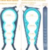 Otstar Jar Opener Bottle Opener and Can Opener for Weak hands, Seniors with Arthritis and Anyone with Low Strength, Mutil Jar Opener Get Lids Off Easily (Blue and Grey) - Image 5