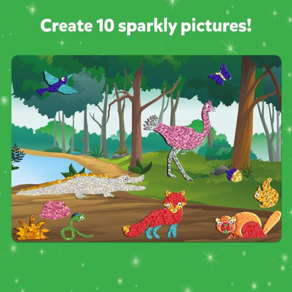 Skillmatics Art & Craft Activity - Foil Fun Animals, No Mess Art for Kids, Travel Toys, Craft Kits, DIY Creative Activity, Gifts for Boys & Girls Ages 4, 5, 6, 7, 8, 9 - Image 4