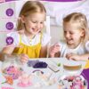 Light-Up Unicorn Terrarium Kit for Kids, DIY Arts & Crafts Gift for Girls Ages 4 5 6 7 8-12 Year Old, LED Night Light with Remote, Best Birthday Easter Unicorn Toys Gifts for Girls Kid - Image 3