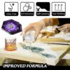 Epoxy Resin - 105oz/0.8 Gallon Crystal Clear Epoxy Kit for Casting and Coating, Table Tops - Bubble Free Fast Curing 2 Part Art Resin for Jewelry Making, Wood, Molds, River Table, Crafts - Image 5