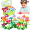 CENOVE Toddler Toys for 3 4 5 6 Years Old Boys Girls,Upgrade DIY Building Blocks Stacking,STEM Educational Kids Toys Brain Development Preschool Kindergarten Arts and Crafts Toy with Storage Box