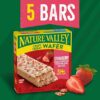 Nature Valley Strawberry Crispy Creamy Wafer Bars, Made With Whole Grain, 5 Bars, 6.5 oz Box - Image 2