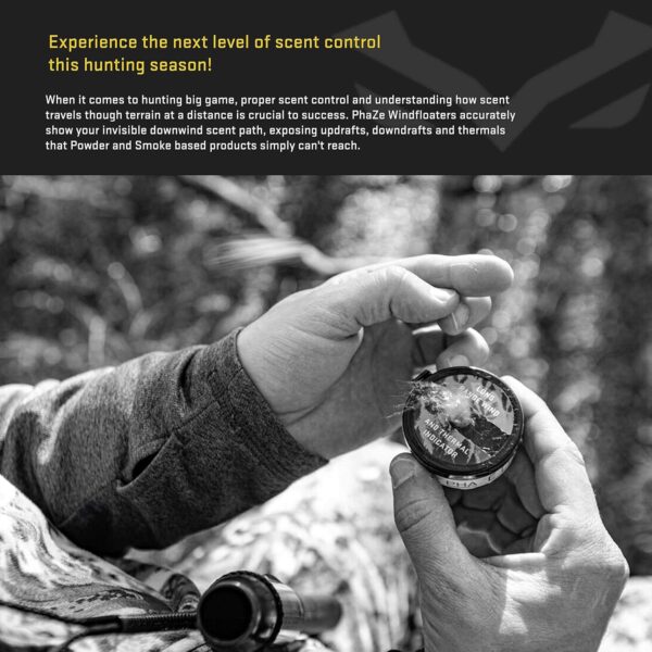 Windfloaters | Wind Direction Indicator | Thermal Indicator | #1 Windfloaters for Hunters | Hunting Accessories | PhaZe System by Illusion - Image 2