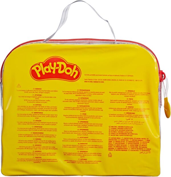Play-Doh Starter Set 9-Piece Kit with Storage Tote & 4 Modeling Compound Cans, Arts and Crafts Toys for Kids 3 Years & Up, Preschool Toys - Image 4