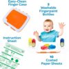 Crayola Mess Free Finger Painting Station, Washable Finger Paint for Toddlers, Arts & Crafts Set, Sensory Activity, Toddler Easter Basket Essentials, 1+ - Image 2