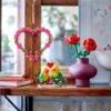 LEGO Heart Ornament Building Toy Set - Fun Arts and Crafts Idea for Girls and Boys, Ages 9+ - Gift for Kids - Display on The Wall as Home Decoration - 40638 - Image 4