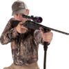 Allen Company Monopod Shooting Stick and Gun Rest - Versatile Hunting Accessories with Adjustable Height - Aluminium,Black