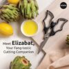 OTOTO Elizabat Kitchen Scissors - Halloween Goth Cute Bat Kitchen Shears, Gothic Scissors Utensils - Spooky Bats Halloween Gifts, Cute Gadgets - Image 2