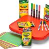 Crayola Create 'N Carry Art Set (75pcs), 2-in-1 Lap Desk & Carrying Case, Art Kit for Kids Crafts, Drawing & Coloring Supplies, Easter Gifts for Kids - Image 4