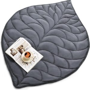 Kaisa Weighted Lap Blanket 5 lbs 41" x 53", Cozy Luxury Crystal Velvet Small Weighted Blanket for Adults, Portable Travel Weighted Blanket for Relaxation, All-Season Blanket, Machine Washable, Gray