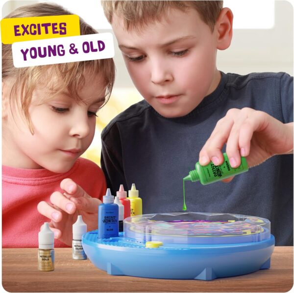 Paint Spin Art Machine Kit for Kids - Arts & Crafts for Boys & Girls Ages - Art Craft Set Gifts for 6-9 Year Old Boy, Girl- Cool Painting Spinner Toys Kits - Birthday Gift Ideas for Ages 6-12 Years - Image 4