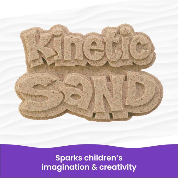 Kinetic Sand, 11lb (5kg) Natural Brown Play Sand, Mega Box for Arts and Crafts, Sandbox (Packaging May Vary), Moldable Sensory Toys for Ages 3 and up - Image 5