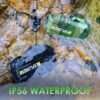 2 Pack Waterproof Lighter Outdoor Windproof Torch Lighters Dual Arc Butane Electric Lighters USB Rechargeable Lighters Flameless Plasma Lighter Camping Hiking Adventure Survival Tactical Gear - Image 3