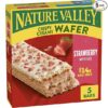 Nature Valley Strawberry Crispy Creamy Wafer Bars, Made With Whole Grain, 5 Bars, 6.5 oz Box