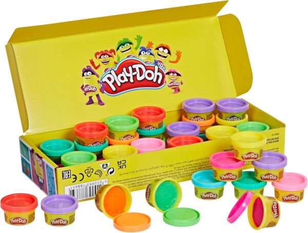 Play Doh Bulk Handout 42-Pack of 1-Ounce Modeling Compound Cans, Non Candy Halloween Handout Toys & Party Favors, Kids Arts & Crafts, Preschool Toys, Ages 2+ (Amazon Exclusive) - Image 3