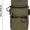 Allen Company Triumph Rip-Stop Double Compartment Shell Bag & 52 inch Waist Belt, Holds 50 Empty Hulls, Olive Green - Image 2