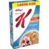 Kellogg's Special K Breakfast Cereal, Family Breakfast, Fiber Cereal, Large Size, Original, 12oz Box (1 Box)