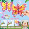 8PCS Poke-in Art and Crafts Kit for Kids Spring Animal Theme No-Mess Fabric Sewing Arts Girls Boys 4-12 Puzzle Puncture Painting DIY Animal Toy Gifts Creative Activities Game Birthday Party - Image 2