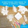 National Geographic Craft Kits for Kids - Crystal Growing Kit, Grow 6 Crystal Trees in Just 6 Hours, Educational Craft Kit with Art Supplies, Geode Specimen, STEM Arts & Crafts Kit (Amazon Exclusive) - Image 5