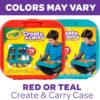 Crayola Create 'N Carry Art Set (75pcs), 2-in-1 Lap Desk & Carrying Case, Art Kit for Kids Crafts, Drawing & Coloring Supplies, Easter Gifts for Kids - Image 3