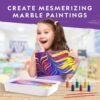 National Geographic Mega Arts and Crafts Kit for Kids – Mosaic Kit, Marbling Paint Kit & Air Dry Clay Pottery Kit – Art Projects for Kids Ages 8-12, Crafts for Girls and Boys (Amazon Exclusive) - Image 5