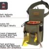 Allen Company Triumph Rip-Stop Double Compartment Shell Bag & 52 inch Waist Belt, Holds 50 Empty Hulls, Olive Green - Image 3