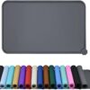 Waterproof Pet Feeding Mat with High Raised Edges, Heavier and Thicker Placemats for Cat Dog Water Bowl with BPA Free, Dogs Cats Food Mats for Messy Drinkers to Prevent Spill and Protect Floors - Image 4