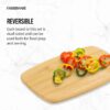 Farberware 4-Piece Reversible Bamboo Cutting And Charcuterie Board Set, Assorted Size - Image 2