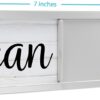 Dishwasher Magnet Clean Dirty Sign, Clean Dirty Magnet for Dishwasher, Rustic Farmhouse Kitchen Decor, Magnetic Dish Washer Sign Indicator, Sliding Rustic Dish Washer Signs, Black & White Wood - Image 4