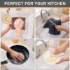 Kitinjoy 100% Cotton Kitchen Dish Cloths, 6 Pack Waffle Weave Ultra Soft Absorbent Dish Towels for Drying Dishes Quick Drying Kitchen Towels Dish Rags, 12 X 12 Inches, Mixed Color - Image 3