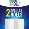 Sparkle Tear-A-Square Paper Towels, 2 Double Rolls = 4 Regular Rolls, Customizable Sheet Size Paper Towel